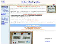 Tablet Screenshot of lisa.cz