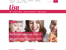 Tablet Screenshot of lisa.de